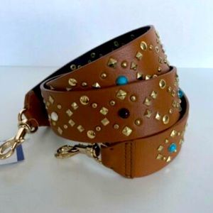 Rebecca Minkoff guitar leather purse strap